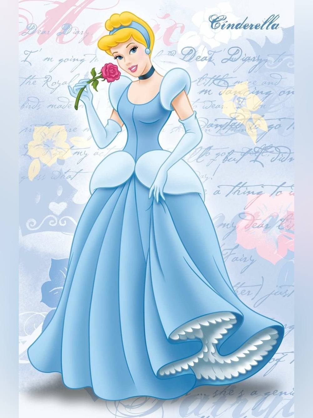 Bath & Body Works Princess Cinderella Blue & Gold